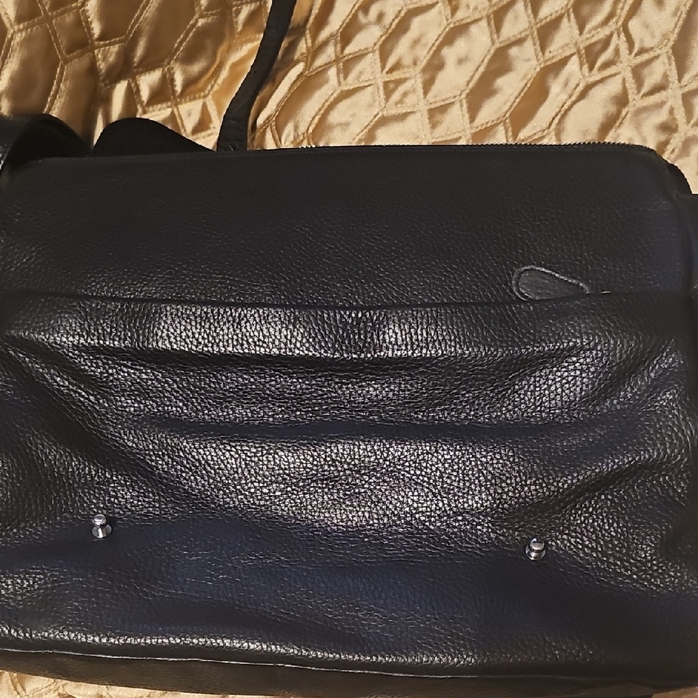 Men's Black Genuine Leather Bag